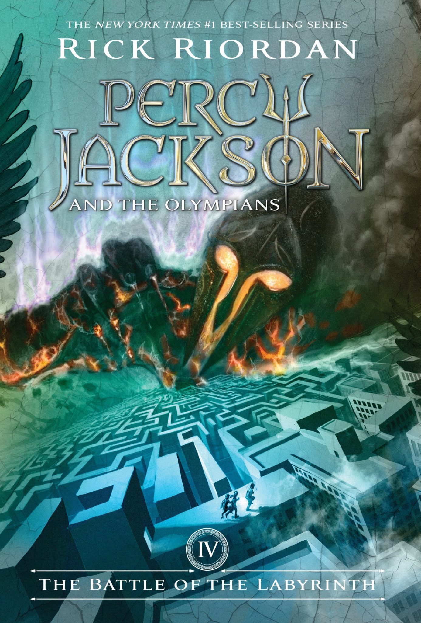 Percy Jackson and The Battle Of Laberinth Book Cover